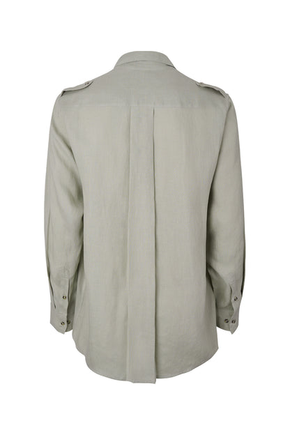Camisa de botones en cañamo Gilmar