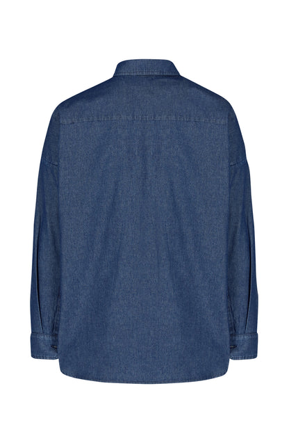 Camisa Sai en mezclilla lavada