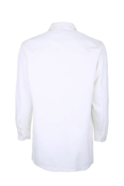 Camisa abotonada de mezcla de seda Alpha