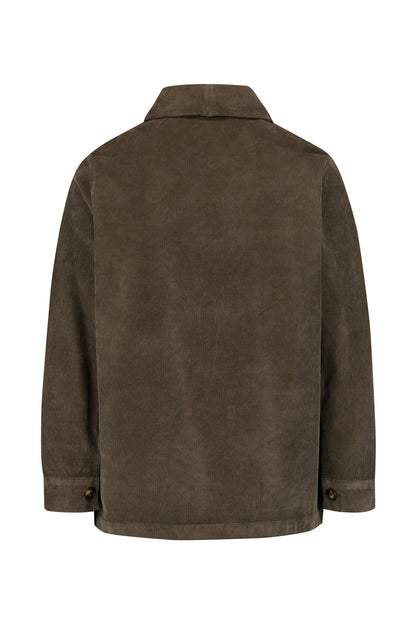 Boris Washed Courderoy Round Collar Jacket