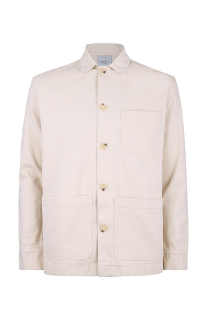 Gamma Washed Ivory Denim Jacket