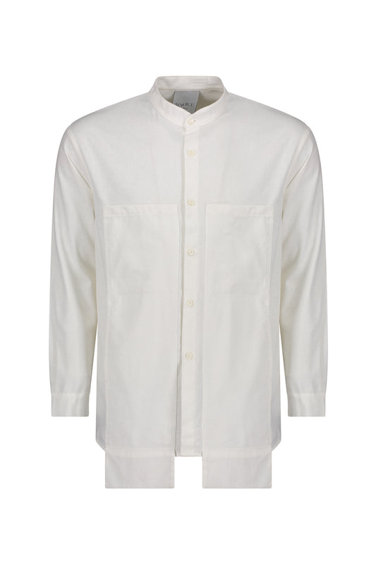 Iodine Front Pocket Linen Shirt