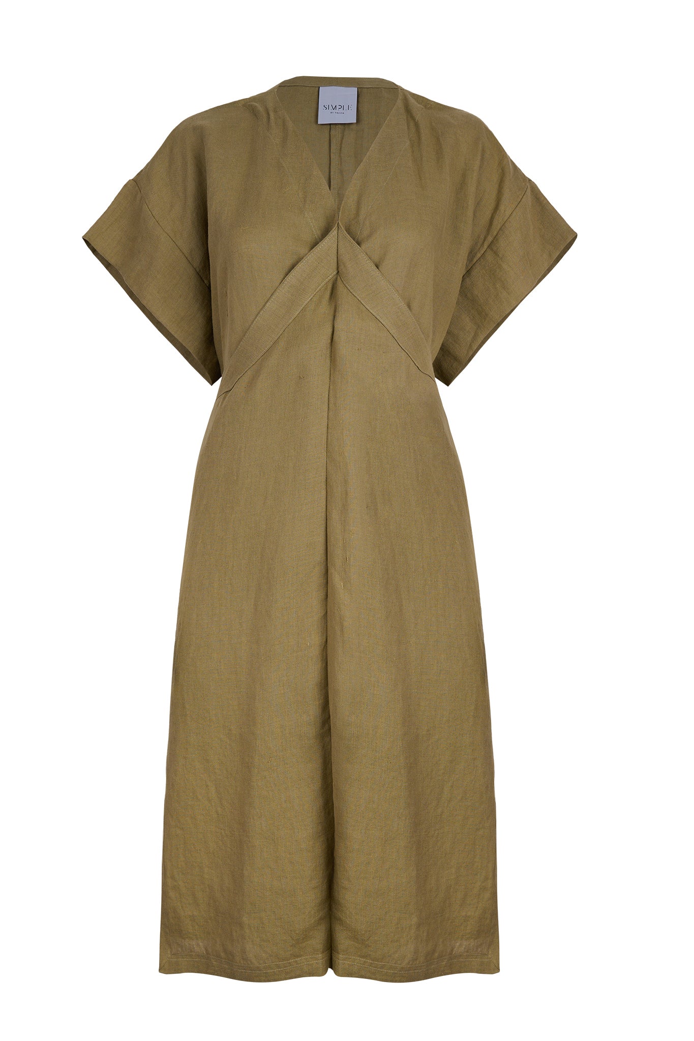 Mundo Hemp V-Neck Wrap Dress