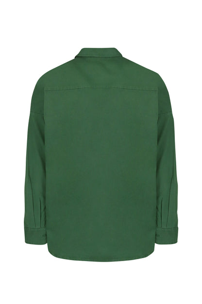 Sai Washed Twill Button-Down Shirt