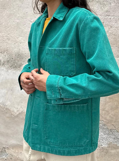 Gamma Washed Green Denim Jacket