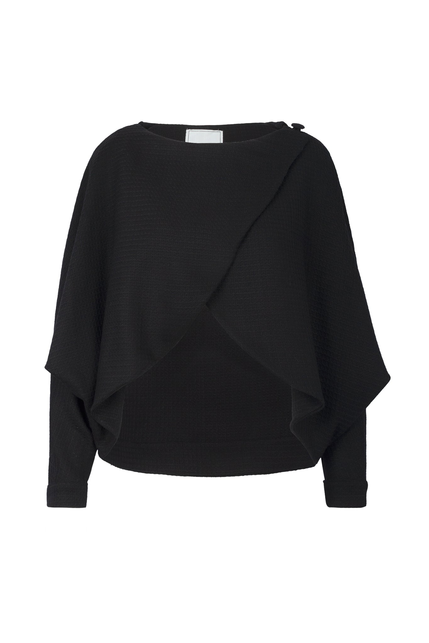 Andrea Wool Crossover Cape Top