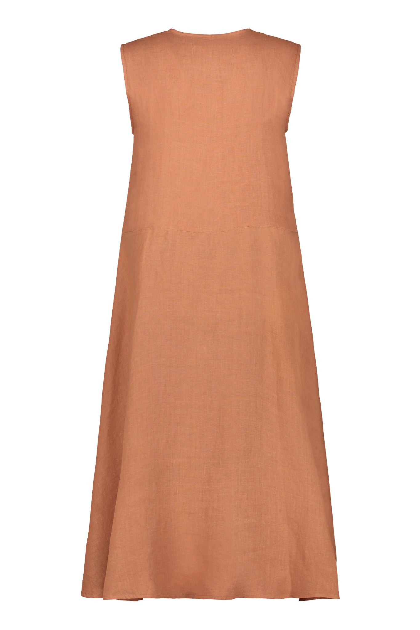 Anise Linen Button Front Dress