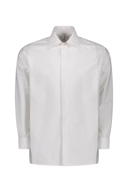 Fauno Tailored Front Pocket Hidden Button Shirt