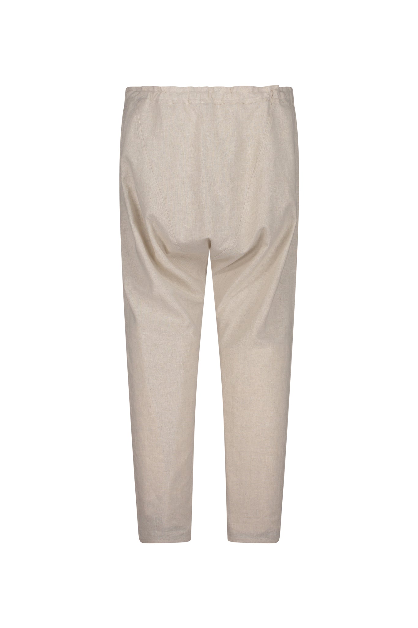 Jorge Linen Blend Drop-Crotch Drawstring Pants