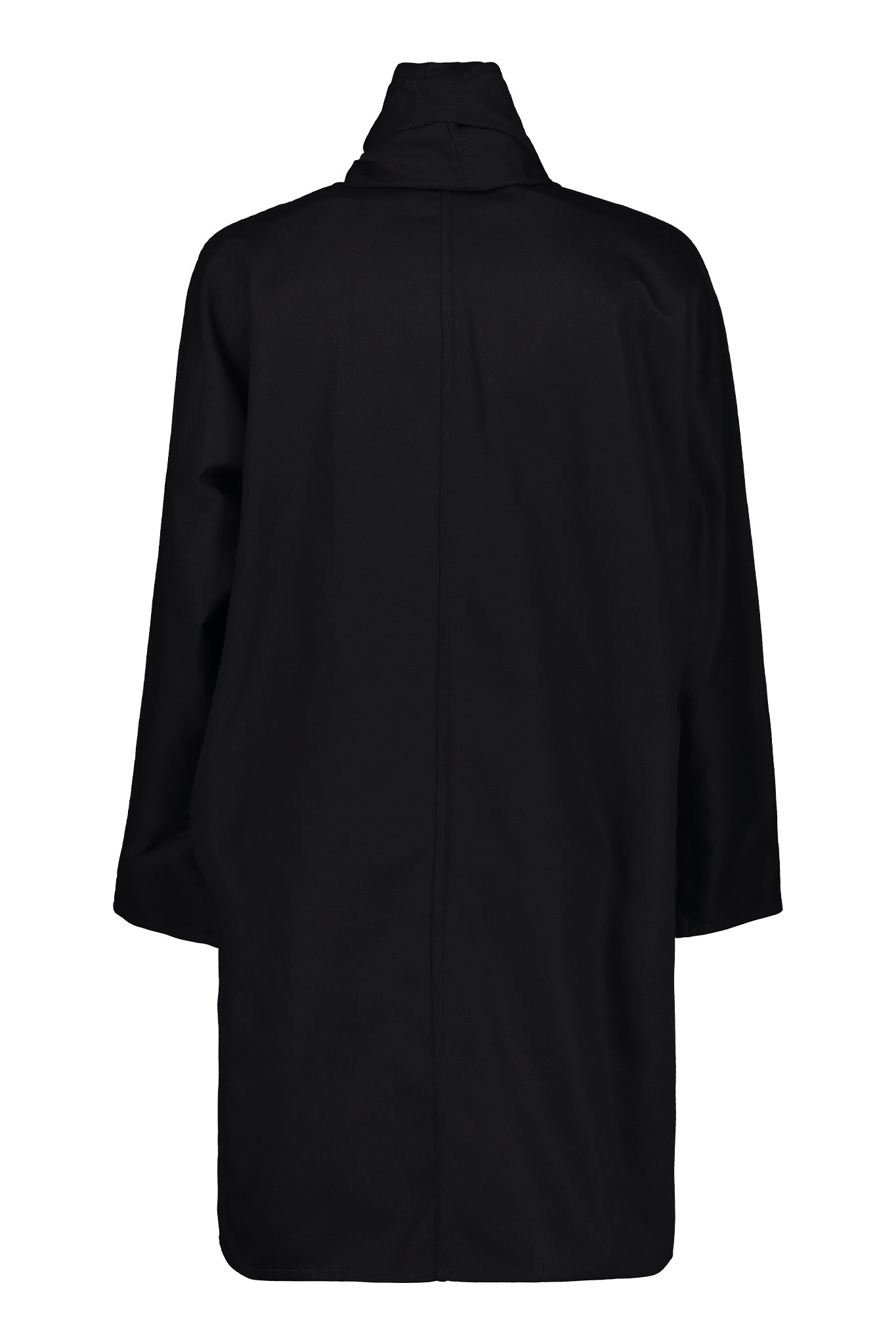 Maauad Cotton Twill Draped Collar Coat