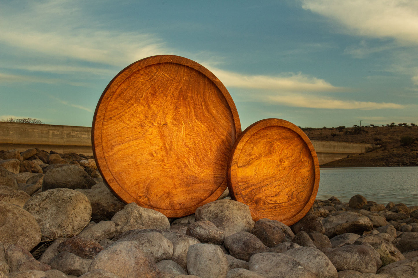 Mesquite Wood Dinner Plate