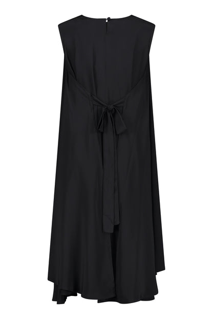 Rea Crêpe de Chine Midi Wrap Dress