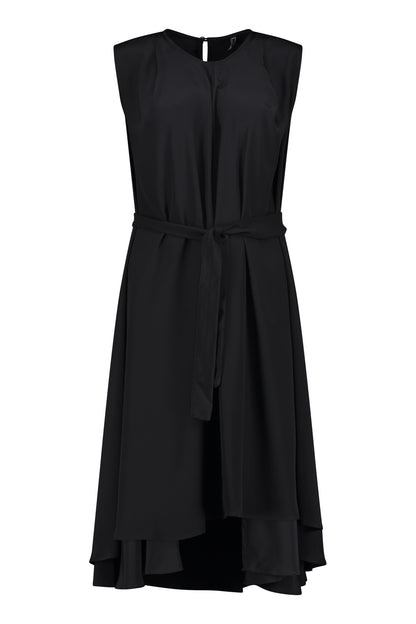 Rea Crêpe de Chine Midi Wrap Dress