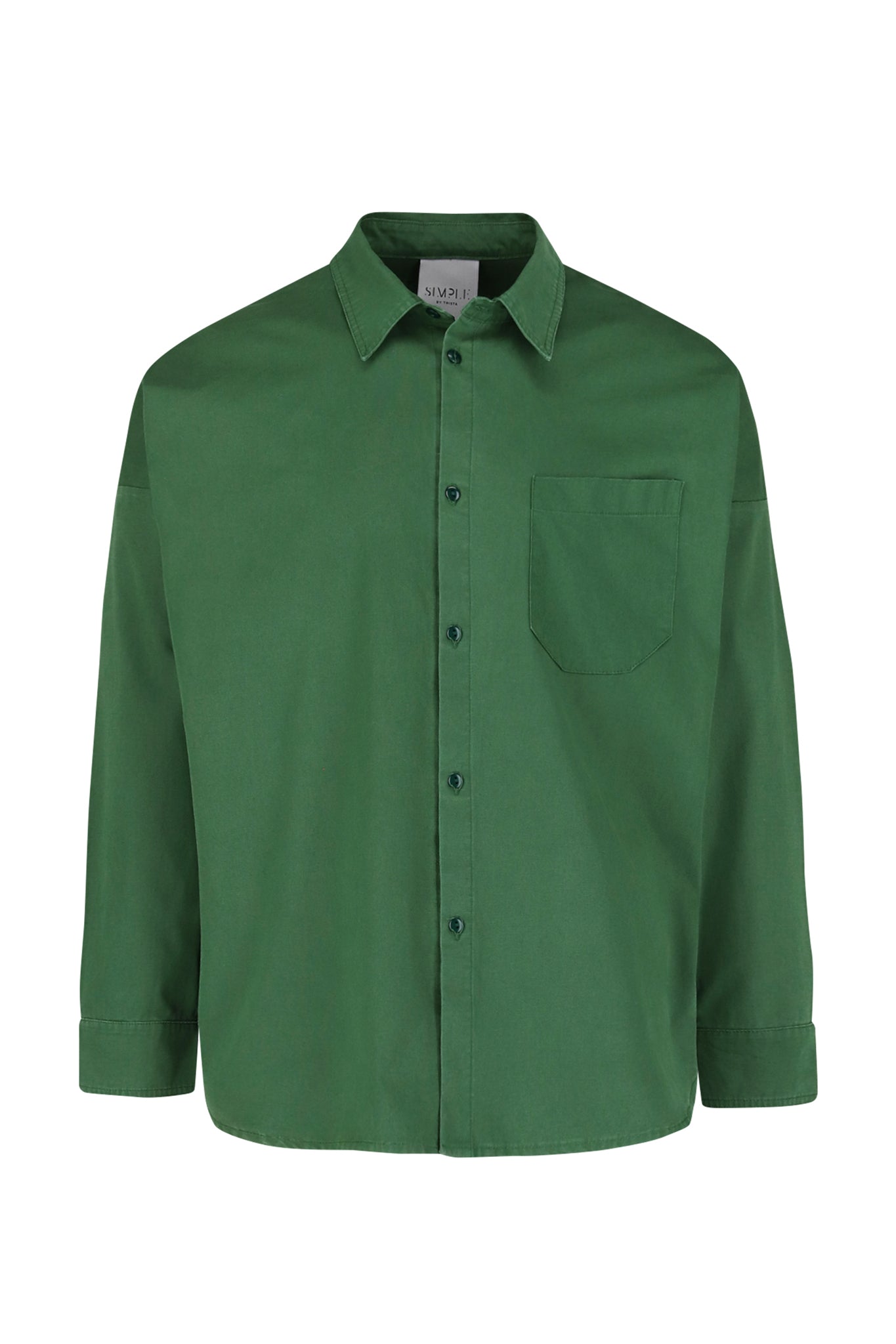 Sai Washed Twill Button-Down Shirt