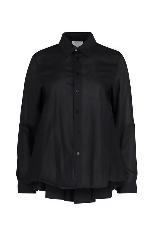 Shimomura Cotton Voile Flare Back Shirt