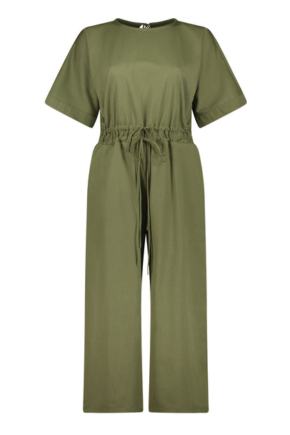 Sodium Drawstring Waist Jumpsuit