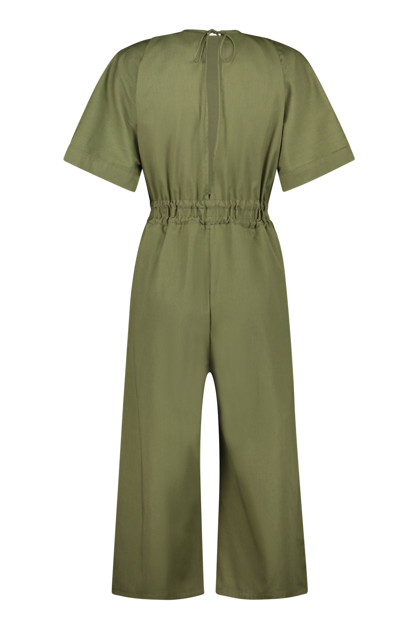 Sodium Drawstring Waist Jumpsuit