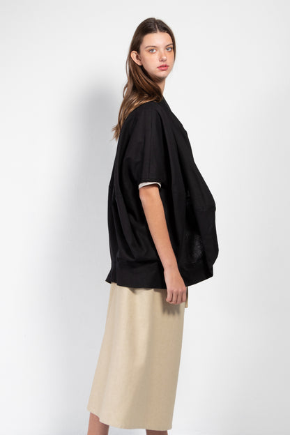 Conejito Oversized Linen Vest
