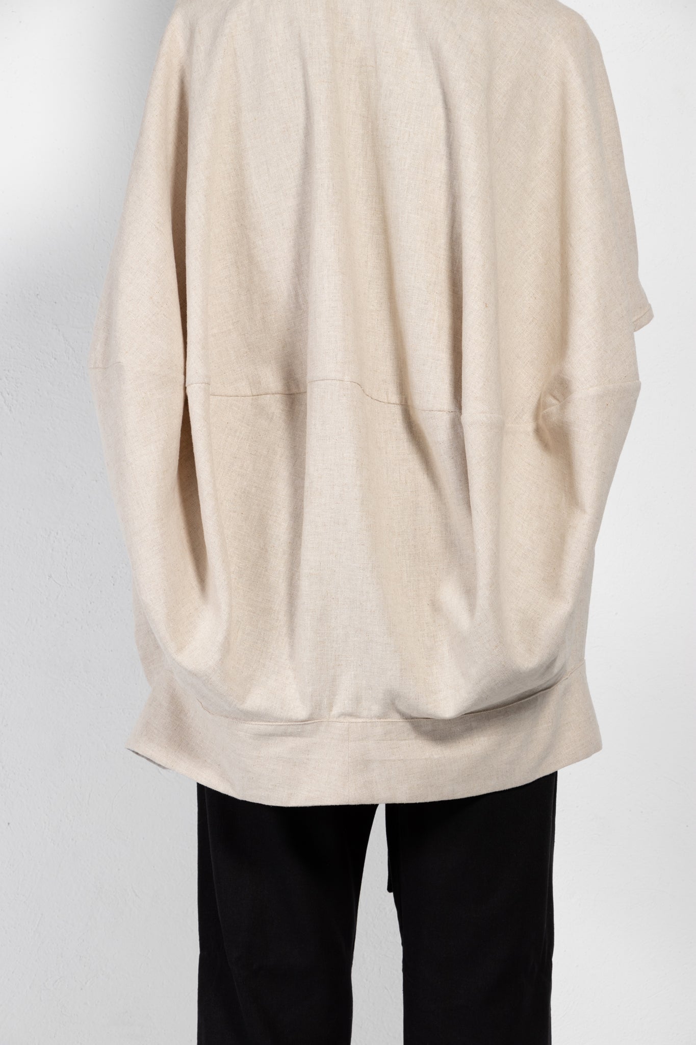 Conejito Oversized Linen-Blend Vest