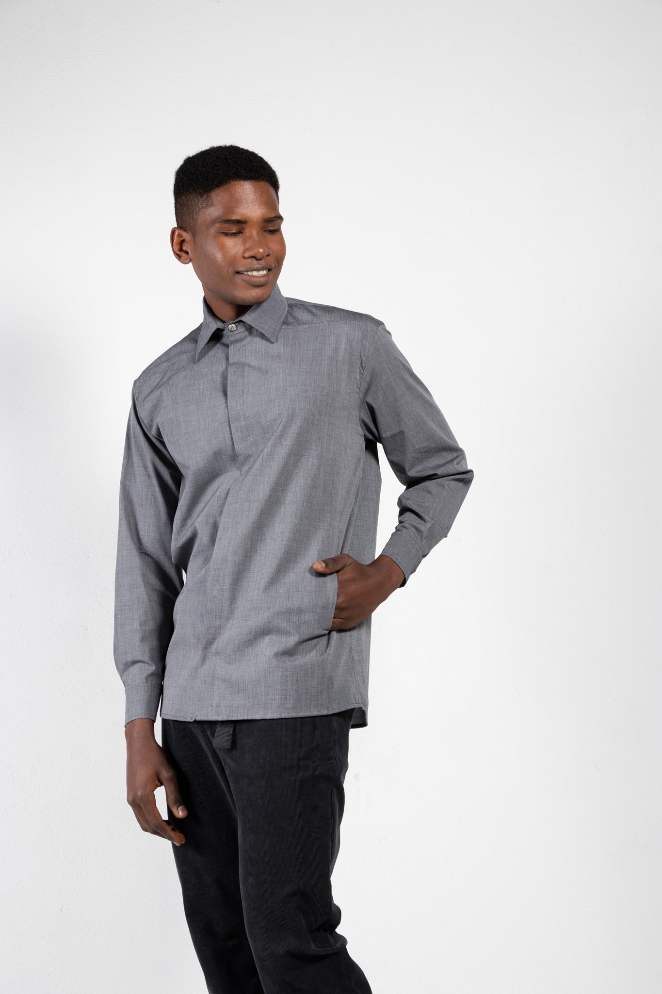 Camisa Fauno en popelina de algodón
