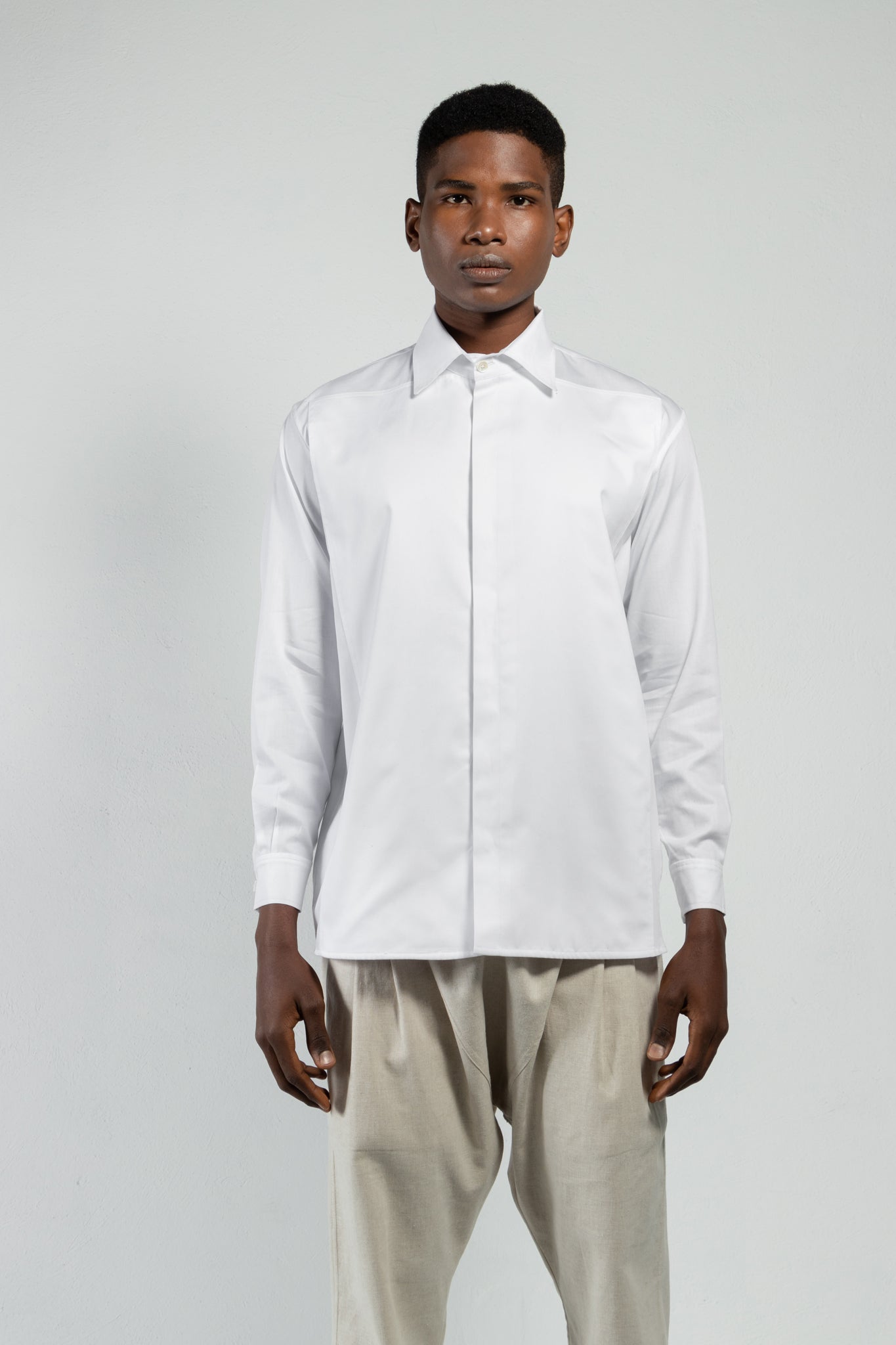Camisa Fauno en popelina de algodón