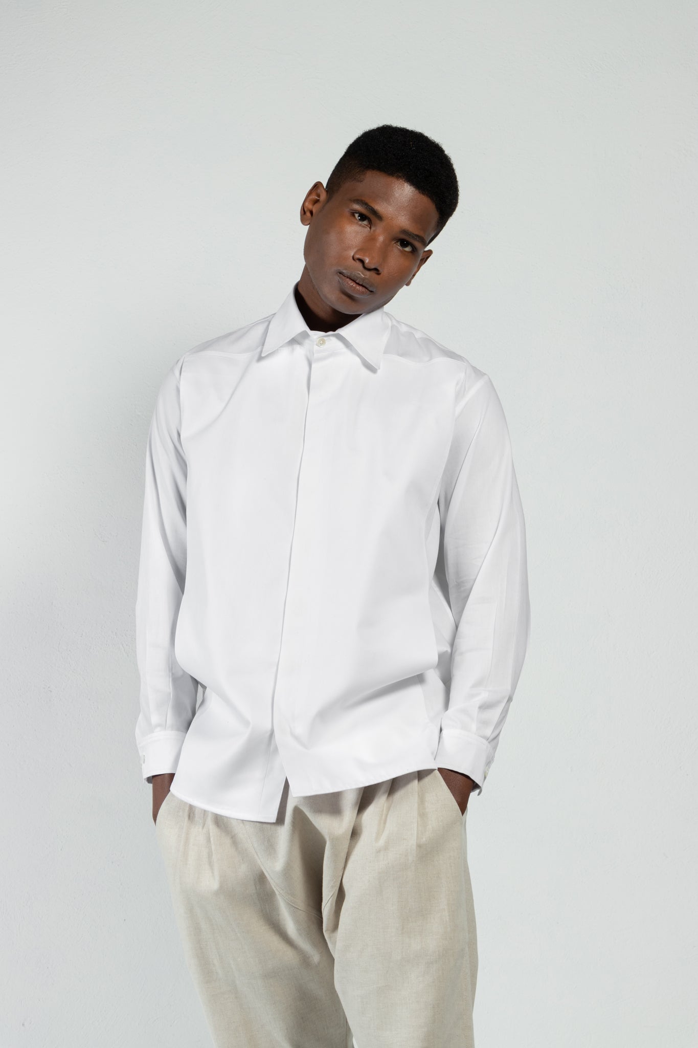 Camisa Fauno en popelina de algodón