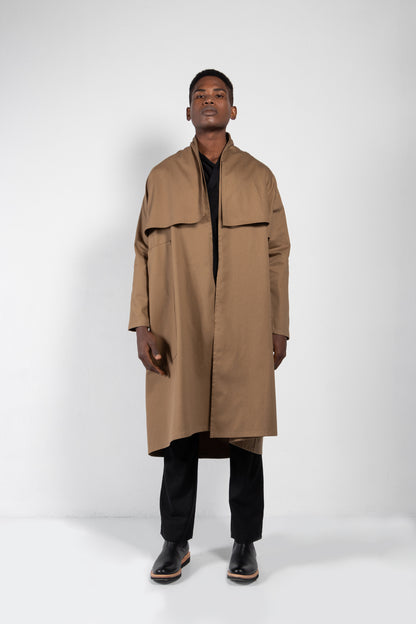 Cromo II Cotton Twill Open Trench Coat