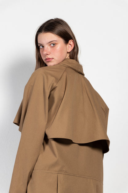 Cromo II Cotton Twill Open Trench Coat