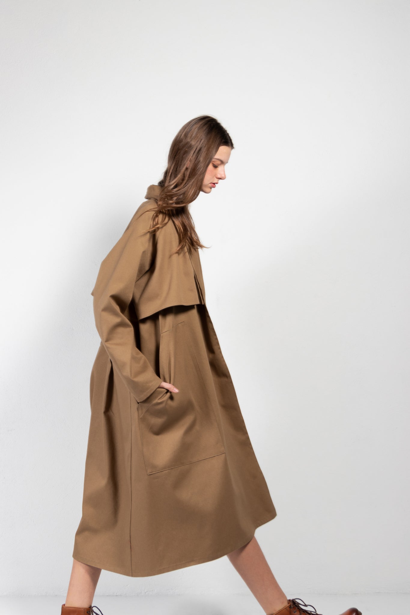 Cromo II Cotton Twill Open Trench Coat